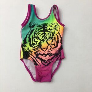 Circo 9M One Piece Swimwear Pink Tiger Print